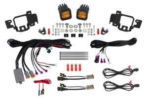 Chevrolet Colorado Fog Light Kit - Diode Dynamics - SSC1 LED - Amber - `23-`25